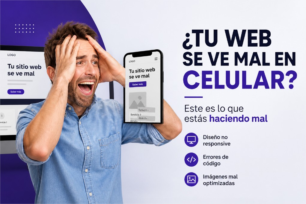 Como solucionar una web distorsionada