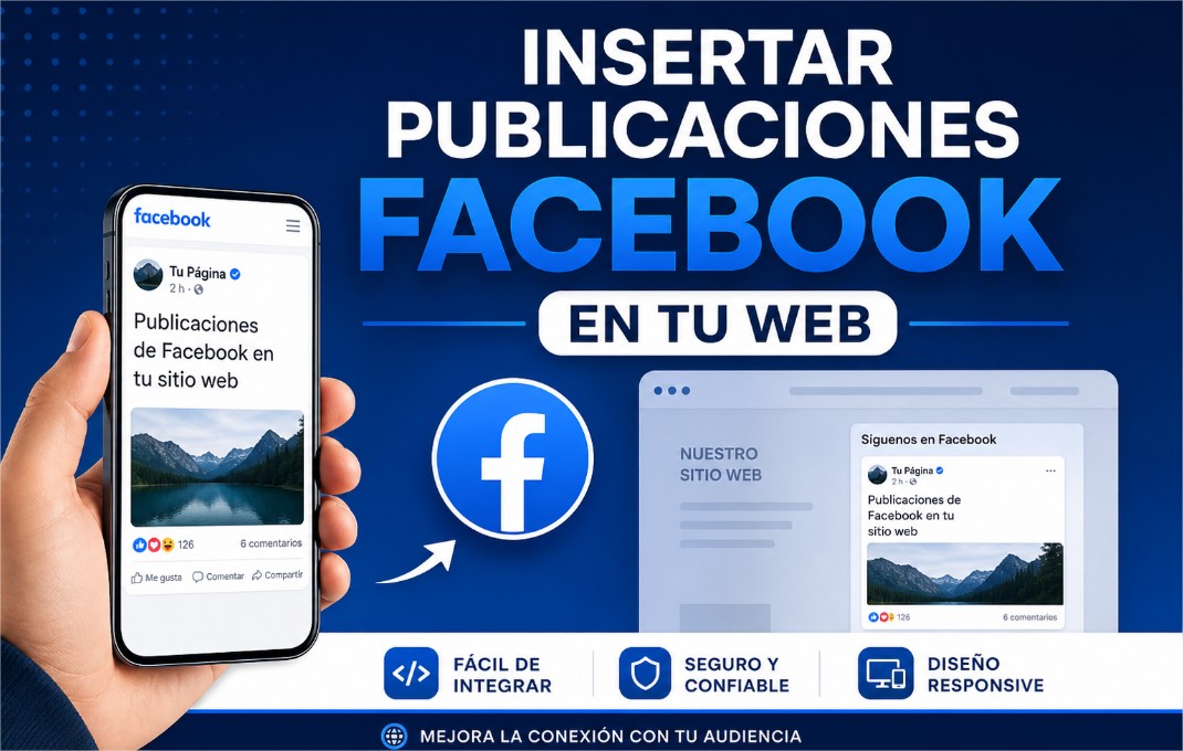 Cómo insertar publicaciones de Facebook en tu web