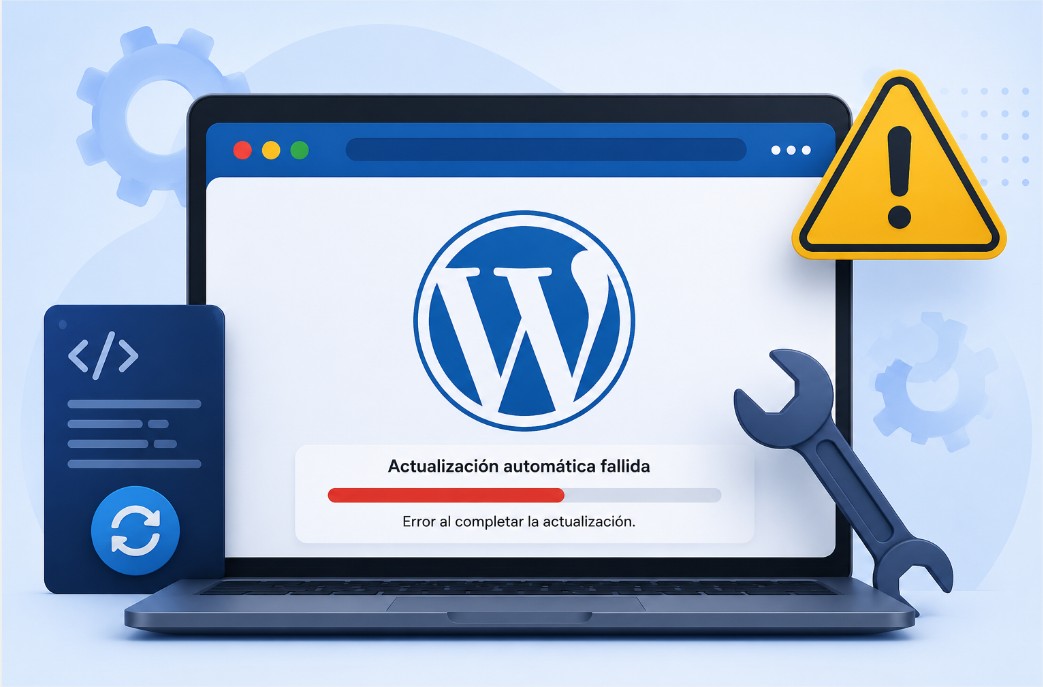 Corregir errores de actualización automática